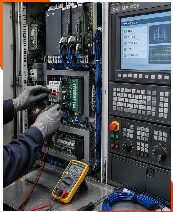 Ремонт систем ЧПУ Okuma OSP в Южноуральске